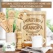 For Grandpa Cutting Board Set Bamboo Chopping Board EcoFriendly Chef FathersDay Gifts Male Brother Anniversary Christmas Kitchen Present