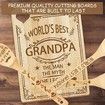 For Grandpa Cutting Board Set Bamboo Chopping Board EcoFriendly Chef FathersDay Gifts Male Brother Anniversary Christmas Kitchen Present