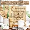For Dad Cutting Board Set Bamboo Chopping Board EcoFriendly Chef Fathers Day Birthday Gifts Male Sister Anniversary Christmas Kitchen Present