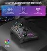 Wireless PC Gaming Controller for Windows, 7or8or10or11, Compatible Switch and Steam Deck, 9 Color LED Light Gamepad with Turbo Function, Adjustable Vibration and Headphone Jack, 2.4G