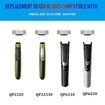 Replacement Heads Compatible with Philips Norelco One 1 Blade,Replacement Blades,3 count
