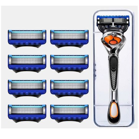 5-Blade MotionSphere Razor Trimmer Handle 8 Refill Cartridges fit Razor ...