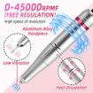 45000RPM Professional Electric Nail Drill Machine Rechargeable Nail File Nails Accessories Gel Nail Polish Sander