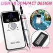 45000RPM Professional Electric Nail Drill Machine Rechargeable Nail File Nails Accessories Gel Nail Polish Sander