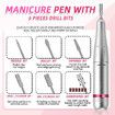45000RPM Professional Electric Nail Drill Machine Rechargeable Nail File Nails Accessories Gel Nail Polish Sander