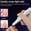 2 in 1 Portable Electric Nail Drill 35000 RPM Electrical Professional Nail File Kit, Nail Dryer UV Lamp Manicure for Acrylic, Gel Nails-Pink