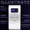 2 in 1 Portable Electric Nail Drill 35000 RPM Electrical Professional Nail File Kit, Nail Dryer UV Lamp Manicure for Acrylic, Gel Nails-Silver