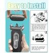 92B Replacement Shaver Head Compatible with Braun 9 Series Foil Shaver 9477cc,9330s,9465cc,9460cc,9419s,9390cc,9385cc,Black