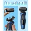 Series 5/6 53B Replacement Head Compatible with Braun Series 5/6 Shavers foil 5020cs 5018s 5035s 5049cs 5050cs 6020s 6040cs 6075cc 6072cc 6090cc,2 Pack