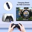 Dual Charger for PS5, Controller Charger Fast Charging Station Dock USB Type C Charging Adapter with LED Indicator for Playstation 5 DualSense Controller