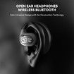 Open Ear Headphones Wireless Bluetooth 5.4,Open Ear Earbuds IPX5 Waterproof Noise Cancelling Running Sport Wireless Bluetooth Earbuds with Mic and Earhooks for Android/iOS Silver