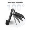 Tablet Stand Holder Adjustable Portable Desktop Dock Office Compatible for iPad 10.2/iPad Pro 11 Inch/iPad 9.7/iPad Mini 5/4/3/2/iPad Air/iPhone 15/14/13/12 Black