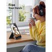Tablet Stand Holder Adjustable Portable Desktop Dock Office Compatible for iPad 10.2/iPad Pro 11 Inch/iPad 9.7/iPad Mini 5/4/3/2/iPad Air/iPhone 15/14/13/12 Black