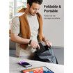Tablet Stand Holder Adjustable Portable Desktop Dock Office Compatible for iPad 10.2/iPad Pro 11 Inch/iPad 9.7/iPad Mini 5/4/3/2/iPad Air/iPhone 15/14/13/12 Black