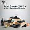 Laser Rotary Roller Module 4in1 Engraving Glass Etching Y-axis Cylindrical Objects for Engraver Cutter Etcher Machine