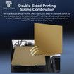 3D Printing PEI Sheet Build Plate 235x235mm Double Sided Textured Surface Ender 3 Magnetic Spring Steel Bed