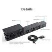 Cooling Fan for PS4 PRO, USB External Cooler 5 Fan Turbo Temperature Control Compatible with Sony Playstation Pro Gaming Console