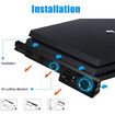 Cooling Fan for PS4 PRO, USB External Cooler 5 Fan Turbo Temperature Control Compatible with Sony Playstation Pro Gaming Console
