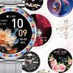New Ladies Women Diamond Smart Watch Bluetooth Call 1.27inch 360*360 HD Screen Sports Body Monitor Smartwatch For Android IOS Color Black