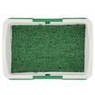 46x34x5cm Dog Grass Pad Tray Portable Puppy Turf Potty Reusable Training Pads Pee Baffle Artificial Grass Easy Maintenance Dog Training Tool Ideal