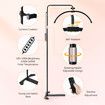 Led Floor Lamp Fill Light Beauty Half Moon for Eyelash Extension Tattoo Salon Spa Facial Nail Makeup Adjustable Brightness