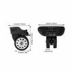 2Pcs Luggage Suitcase Trolley Universal casters Travel Spinner Replacement casters Quiet Repair Suitcase Smooth