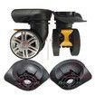 2Pcs Luggage Suitcase Trolley Universal with BRAKE Wheel Travel Spinner Replacement casters Quiet Repair Suitcase Smooth