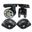 2Pcs Luggage Suitcase Trolley Universal with BRAKE Wheel Travel Spinner Replacement casters Quiet Repair Suitcase Smooth