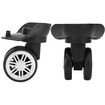 2Pcs Luggage Suitcase Trolley Universal with BRAKE Wheel Travel Spinner Replacement casters Quiet Repair Suitcase Smooth
