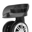 2Pcs Luggage Suitcase Trolley Universal with BRAKE Wheel Travel Spinner Replacement casters Quiet Repair Suitcase Smooth