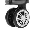 2Pcs Luggage Suitcase Trolley Universal with BRAKE Wheel Travel Spinner Replacement casters Quiet Repair Suitcase Smooth