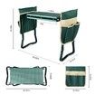Garden Kneeler and Seat with Thicken & Widen Soft Kneeling Pad,Heavy Duty Foldable Gardener Stool with 2 Tool Pouches,Gardening Gifts for Women Mom Men