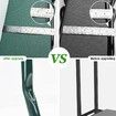 Garden Kneeler and Seat with Thicken & Widen Soft Kneeling Pad,Heavy Duty Foldable Gardener Stool with 2 Tool Pouches,Gardening Gifts for Women Mom Men