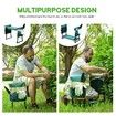 Garden Kneeler and Seat with Thicken & Widen Soft Kneeling Pad,Heavy Duty Foldable Gardener Stool with 2 Tool Pouches,Gardening Gifts for Women Mom Men