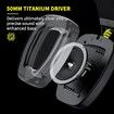 2.4GHz Wireless Gaming Headset with Mic for PS5, PS4, PC, Mac, Playstation 4 5, Bluetooth Gaming Headset with Flip Microphone, Gaming Headphones for Laptop Computer, Black