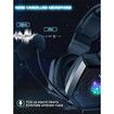 Gaming Headset with Microphone, Gaming Headphones Compatible for PS4 PS5 PC with RGB Lights, Playstation Headset with Noise Reduction 7.1 Surround Sound Over Ear and Wired 3.5mm Jack (Black)