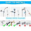 Pet Bath Shower Universal Interface Built-in Silicone Filter Dog Wash Shower Head Grooming Brush