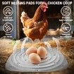 4pcsWashable Chicken Nesting Pad Nesting Box Liners Soft Chicken Box Nest Mat Reusable Chicken Bedding Portable Chicken Coop Accessories