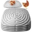 4pcsWashable Chicken Nesting Pad Nesting Box Liners Soft Chicken Box Nest Mat Reusable Chicken Bedding Portable Chicken Coop Accessories