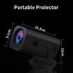 Portable Wifi 4K Projector 1280 1080P Full HD Office Home Theater Video Mini Projector Home Cinema Indoor Outdoor