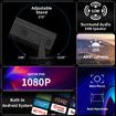 Portable Wifi 4K Projector 1280 1080P Full HD Office Home Theater Video Mini Projector Home Cinema Indoor Outdoor