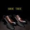 6 Pairs Plastic Shoe Tree Stretcher Shaper for Men (Black)