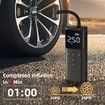Tire Inflator, Portable Air Compressor, Fast Wireless Air Pump for Car Tires 30 Seconds to Fully Charge, Fast Inflation Pump