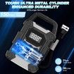 Tire Inflator,Portable Air Compressor,150 PSI Cordless Air Pump for Car Tires,Faster Inflation,Car Tire Pump(Gray)
