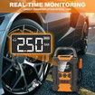 Tire Inflator,Portable Air Compressor,150 PSI Cordless Air Pump for Car Tires,Faster Inflation,Car Tire Pump(Orange)