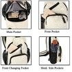 Crossbody Sling Backpacks Sling Bag for Men Women Hiking Daypack with Earphone Hole Travel Daypack Color White