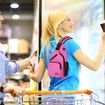 Crossbody Sling Backpacks Sling Bag for Men Women Hiking Daypack with Earphone Hole Travel Daypack Color Purple
