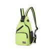 Crossbody Sling Backpacks Sling Bag for Men Women Hiking Daypack with Earphone Hole Travel Daypack Color Green