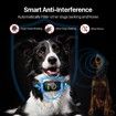 Bark Collar Dog Bark Large Medium Small Dogs Rechargeable Anti Barking Training Collar with 8 Adjustable Sensitivity,Bark Shock Collar Beep Black