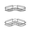 Cefito 2 Packs Bathroom Shelf Corner Storage Rack